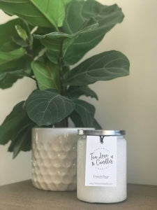 Everyday Collection - Etched White Jar
